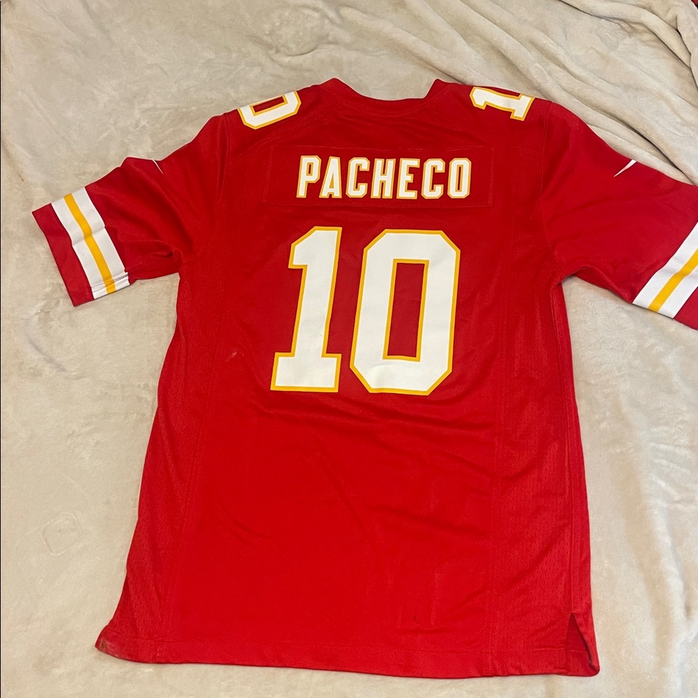 Nike Red NFL Jersey with Number 10 and Team Logo PACHECO - Picture 6 of 6